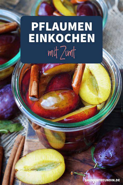 Pflaumen und Zimt als herbstliche Zutaten