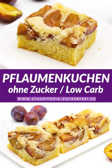 Pflaumenkuchen ohne Zucker - Schritt-für-Schritt-Visualisierung