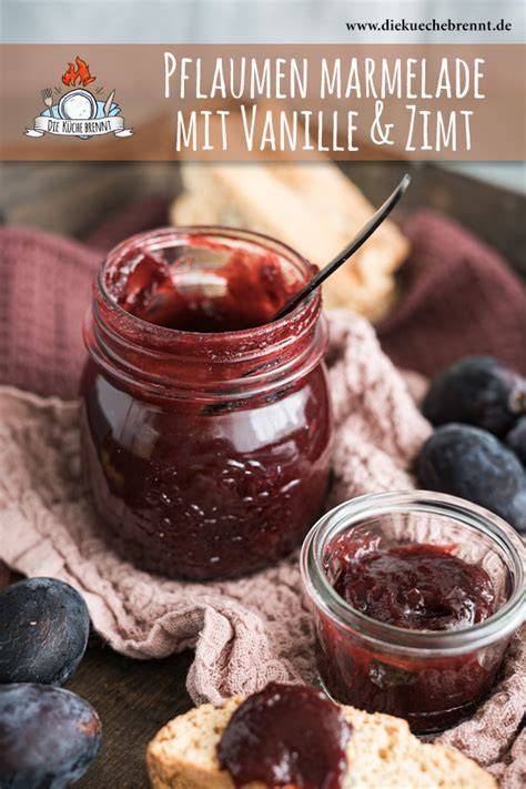 Pflaumenmarmelade verschiedene Variationen (mit Apfel, Vanille, Schoko)