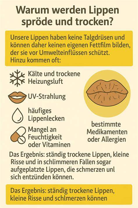 Pflege für spröde Lippen im Winter