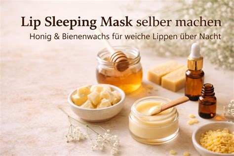 Pflegeprodukte mit Honig und Bienenwachs für Gesicht und Lippen
