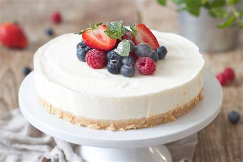Philadelphia-Torte Kühlschrankkuchen ohne Backen, kleine Springform