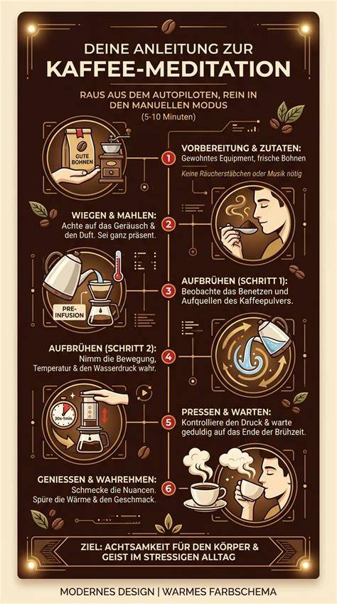 Philadelphia-Torte Kaffee Schritt für Schritt als Infografik
