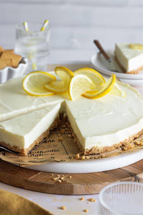 Philadelphia-Torte mit Zitrone