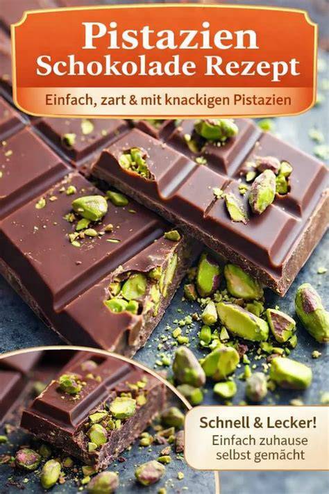 Pistazien, Kadayif-Teig und Vollmilchschokolade als Zutaten