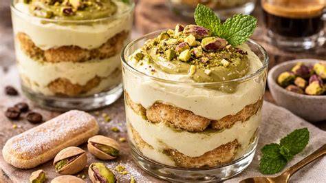 Pistazien, Pistaziencreme im Glas und gehackte Pistazien