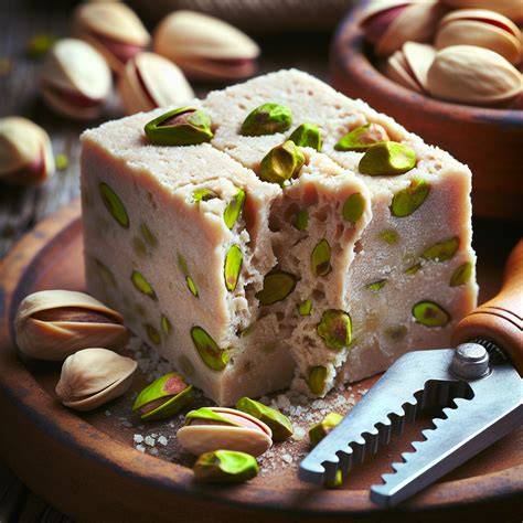 Pistazien und Sesam als typische Zutaten für Halva