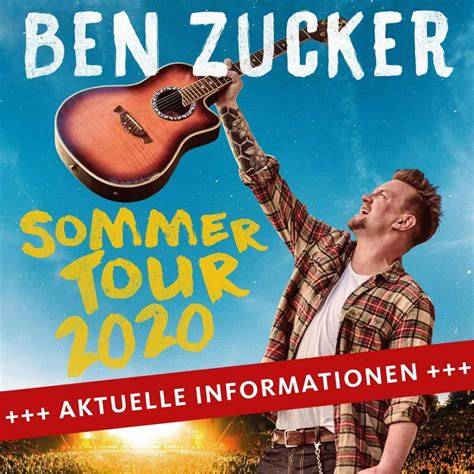 Plakat Draußen Live Tournee Ben Zucker