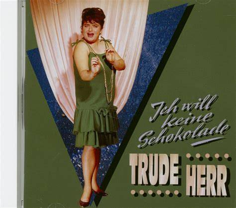 Plattencover oder Retro-Foto von Trude Herr