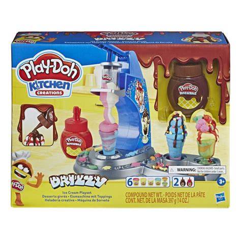 Play-Doh Drizzle Knete im Einsatz auf Eis-Kreationen