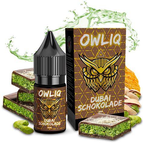 Podsystem und Flasche OWLIQ Dubai Schokolade Liquid