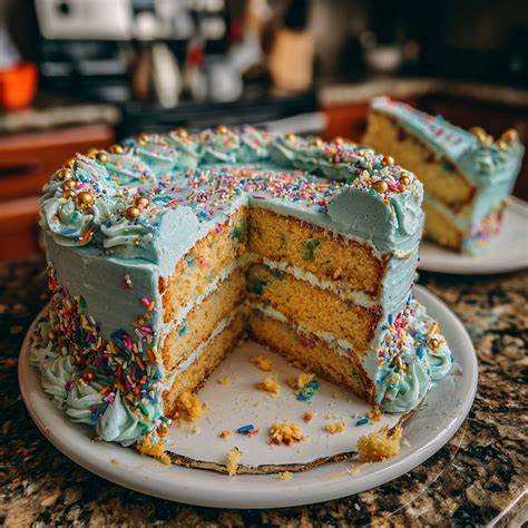 Polizei-Torte mit blauer Buttercreme und Spielzeug-Topper