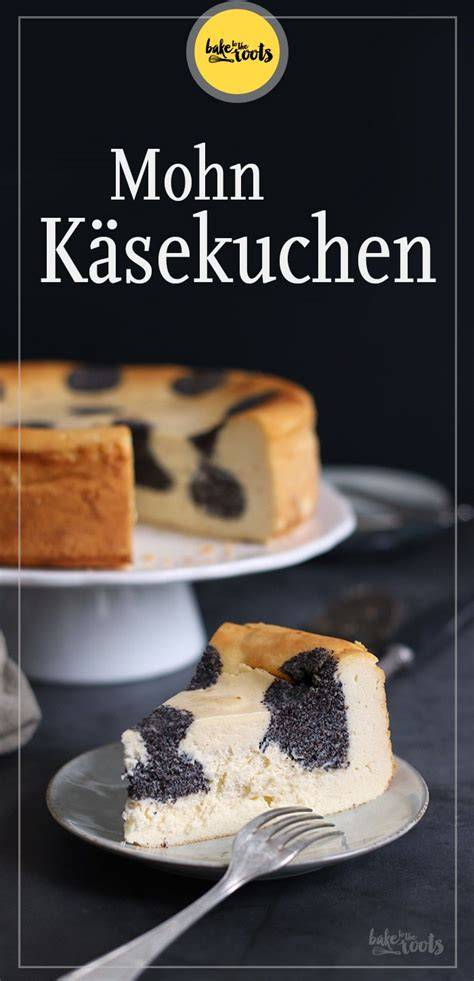 Polka Dot Mohn Käsekuchen ohne Boden