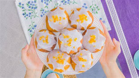 Polnische Pączki mit Rosenmarmelade