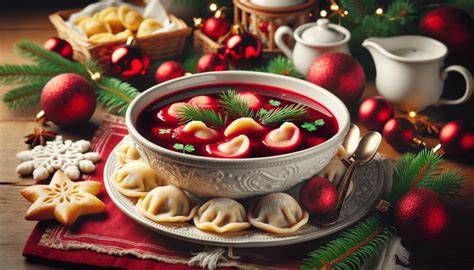 Polnische Weihnacht mit traditionellen Desserts