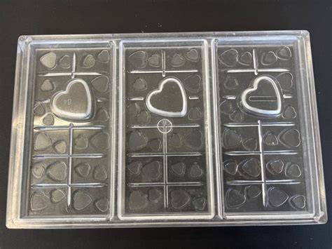 Polycarbonat Schokoladenform 3 x 100g