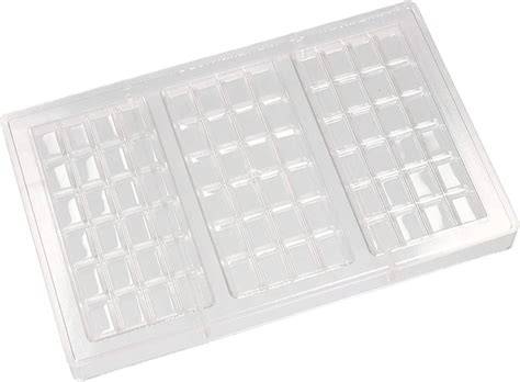 Polycarbonat Schokoladenform mit glänzender Tafel