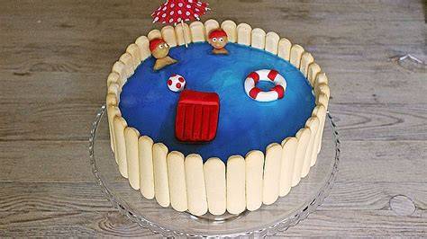Pool-Torte Dekoideen