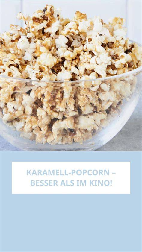 Popcorn im Kino-Stil mit Zucker und Varianten als Infografik