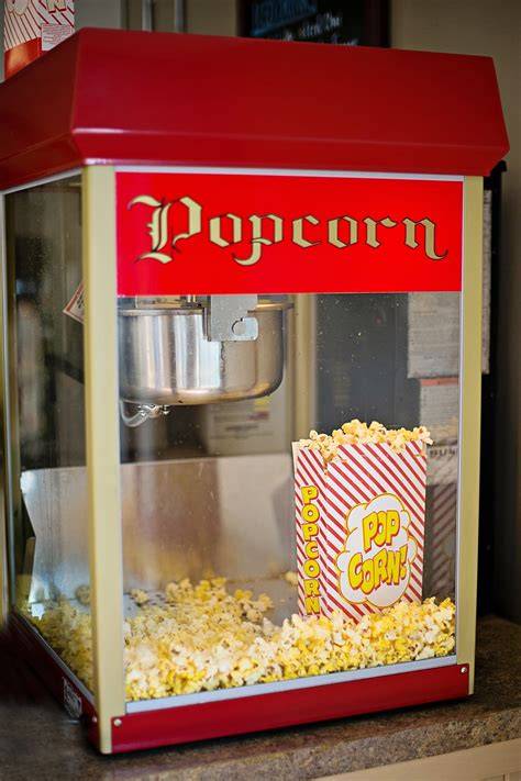 Popcornmaschine: Schritte der Zubereitung