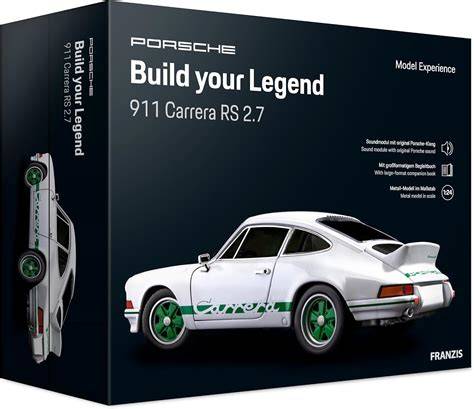 Porsche 911 Modellbausatz mit Soundmodul und Podest