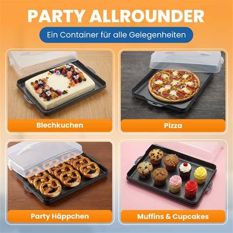 Portionieren und Transport von Blechkuchen