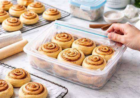 Portionierung und Einfrieren: Zimtkuchen in Stücken