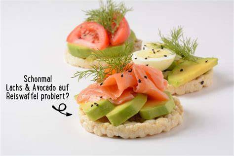 Portionierung von Reiswaffeln als Snack