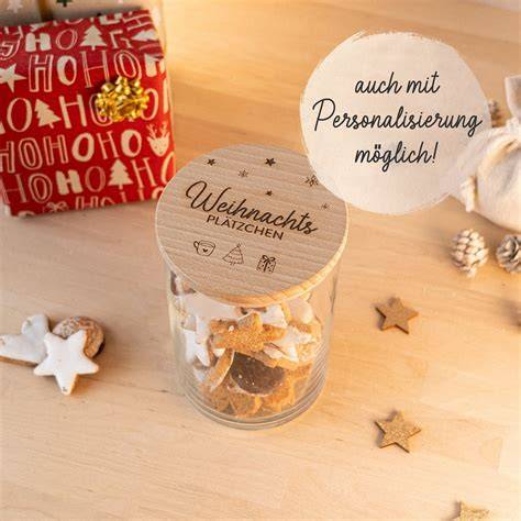 Portionsgrößen Marzipan-Nougat-Plätzchen als Geschenk