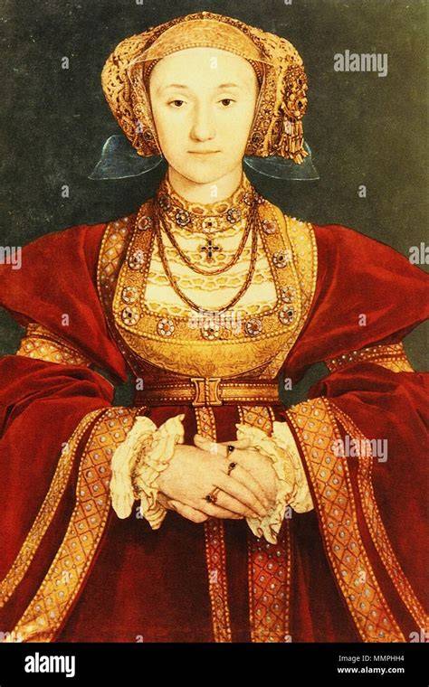 Porträt Anna von Kleve (Hans Holbein Stil)