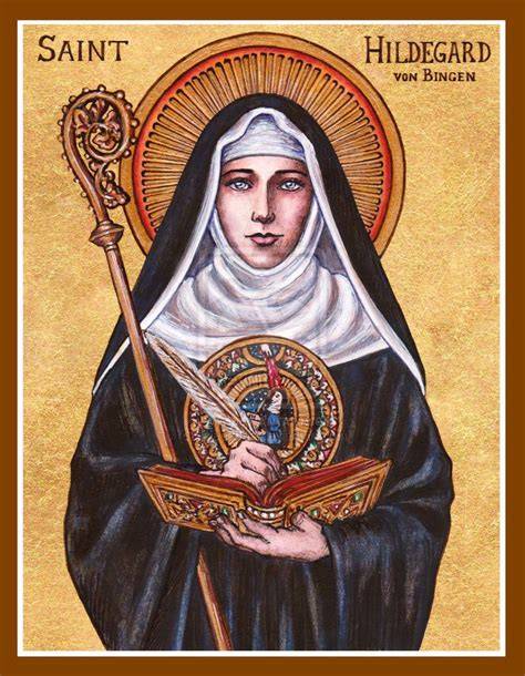 Portrait von Hildegard von Bingen