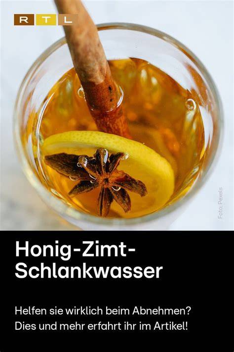 Powerdrink: Zimt, Zitrone, Honig, Apfelessig, Wasser