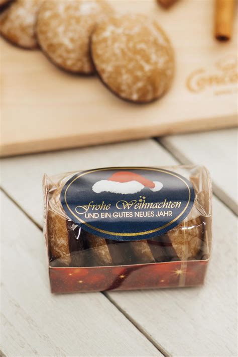 Präsentation von Lebkuchen als Geschenk und Firmenpräsente