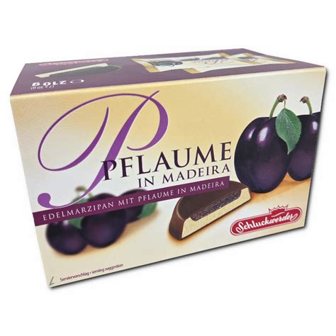 Praline Pflaume in Madeira mit Schokoladenhülle
