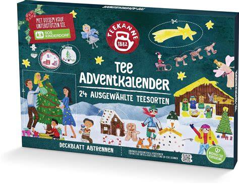 Pralinen, Tee-Adventskalender und Schokoladenfrüchte als Geschenke