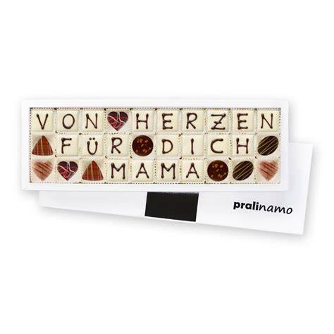 Pralinen als Geschenkidee für Muttertag