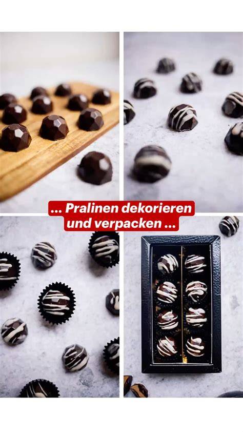 Pralinen im Schraubglas als Geschenk verpackt