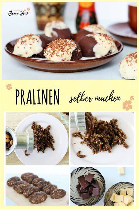 Pralinen mit Schokoladenüberzug und Zesten