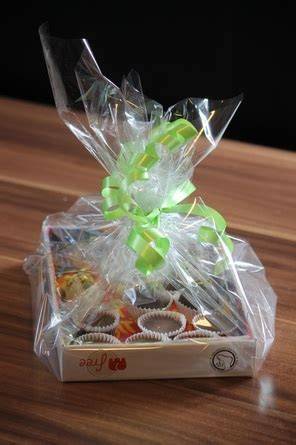 Pralinen schön verpackt als Geschenk