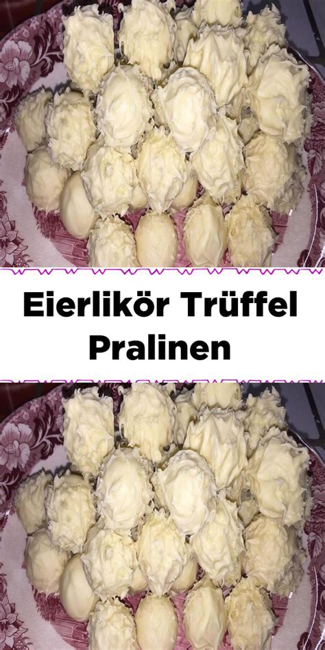 Pralinen und Zutaten: Weiße Schokolade, Sahne, Butter, Deko