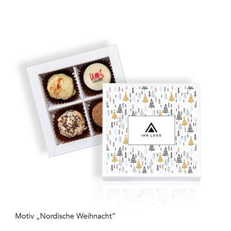 Pralinenschachtel mit handgemachten Bier Trüffeln