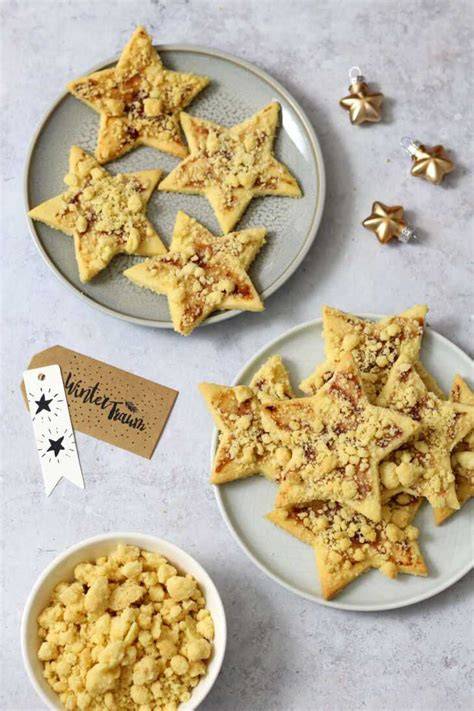 Prasselplätzchen - kleine Streusel-Häppchen mit Marmelade