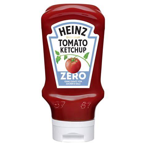Preis und Verpackung Heinz Ketchup Weniger Zucker
