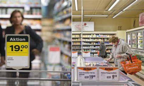 Preissenkungen Lindt-Schokolade bei Coop: Preisschilder und Rabattentwicklung