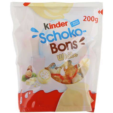 Preisvergleichstabelle Kinder Schoko-Bons White