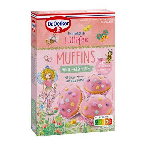 Prinzessin Lillifee Muffins mit rosa Glasur und Zuckerherzen