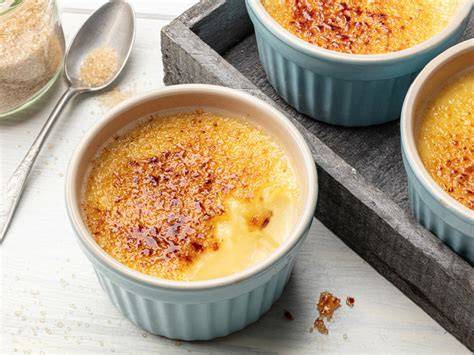 Prinzip Wasserbad-Backen für Crème Brûlée: schematische Darstellung