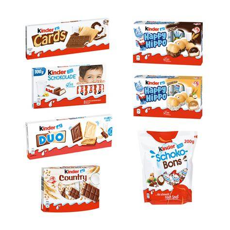 Produktübersicht Kinder Sortiment