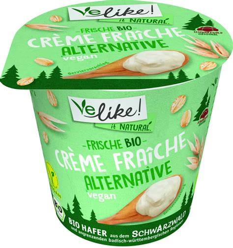 Produkt Crème fraîche - Konsistenz und Verpackung