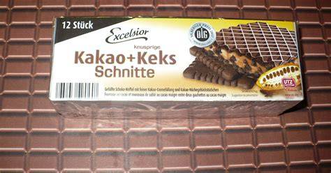 Produktabbildung: Excelsior Kakaokeks Schnitte Verpackung